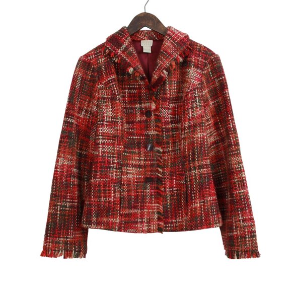 Sigrid Olsen Multicolour Tweed Blazer Jacket - Picture 2 of 16